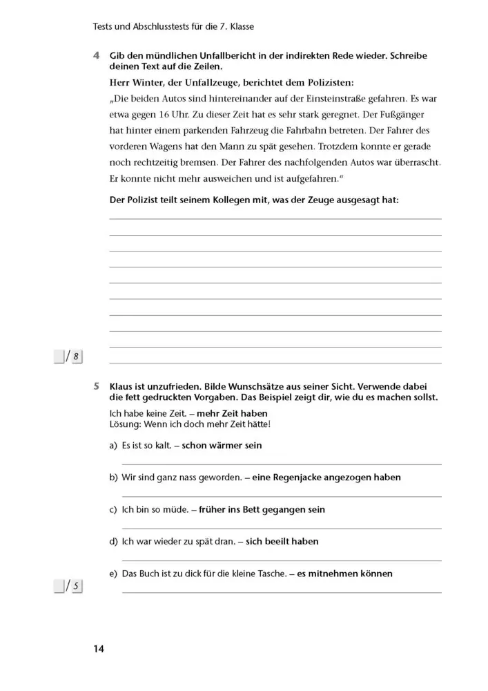 Bild: 9783129303467 | Fit in Test und Klassenarbeit - Deutsch 7./8. Klasse Gymnasium | Süß