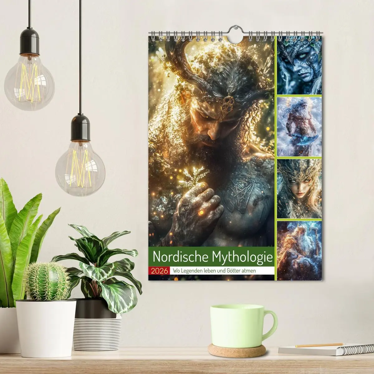Bild: 9783457303467 | Nordische Mythologie (Wandkalender 2026 DIN A4 hoch), CALVENDO...