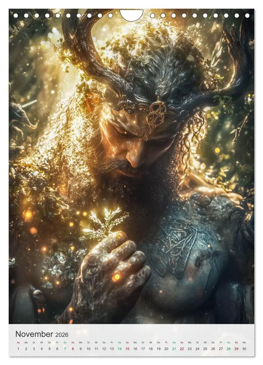 Bild: 9783457303467 | Nordische Mythologie (Wandkalender 2026 DIN A4 hoch), CALVENDO...