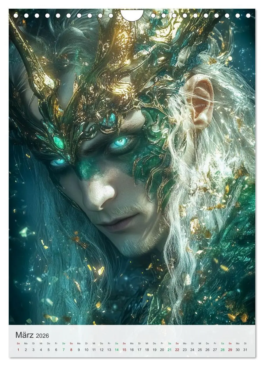 Bild: 9783457303467 | Nordische Mythologie (Wandkalender 2026 DIN A4 hoch), CALVENDO...