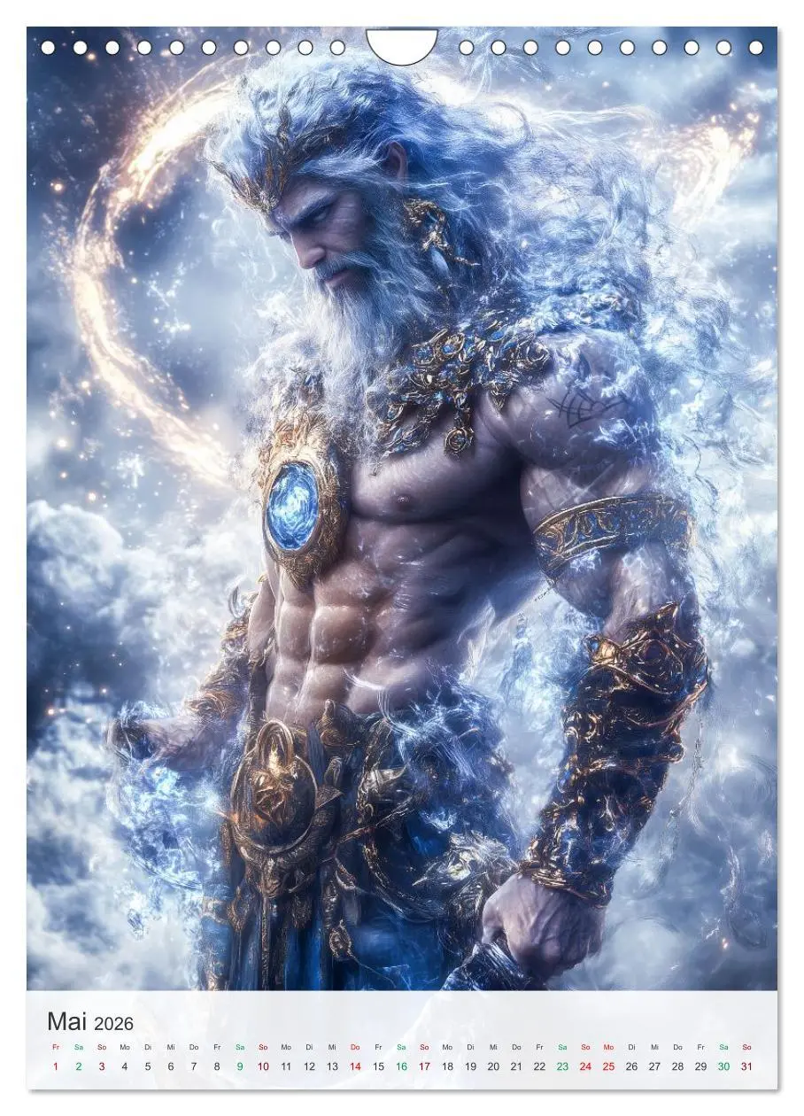 Bild: 9783457303467 | Nordische Mythologie (Wandkalender 2026 DIN A4 hoch), CALVENDO...