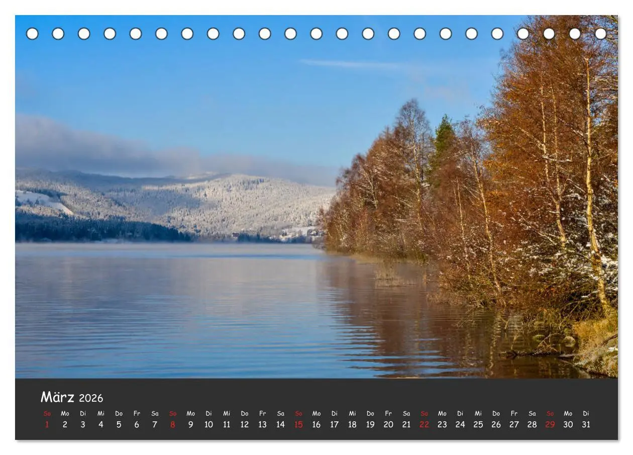 Bild: 9783457853467 | Schluchsee Naturpark Südschwarzwald (Tischkalender 2026 DIN A5...