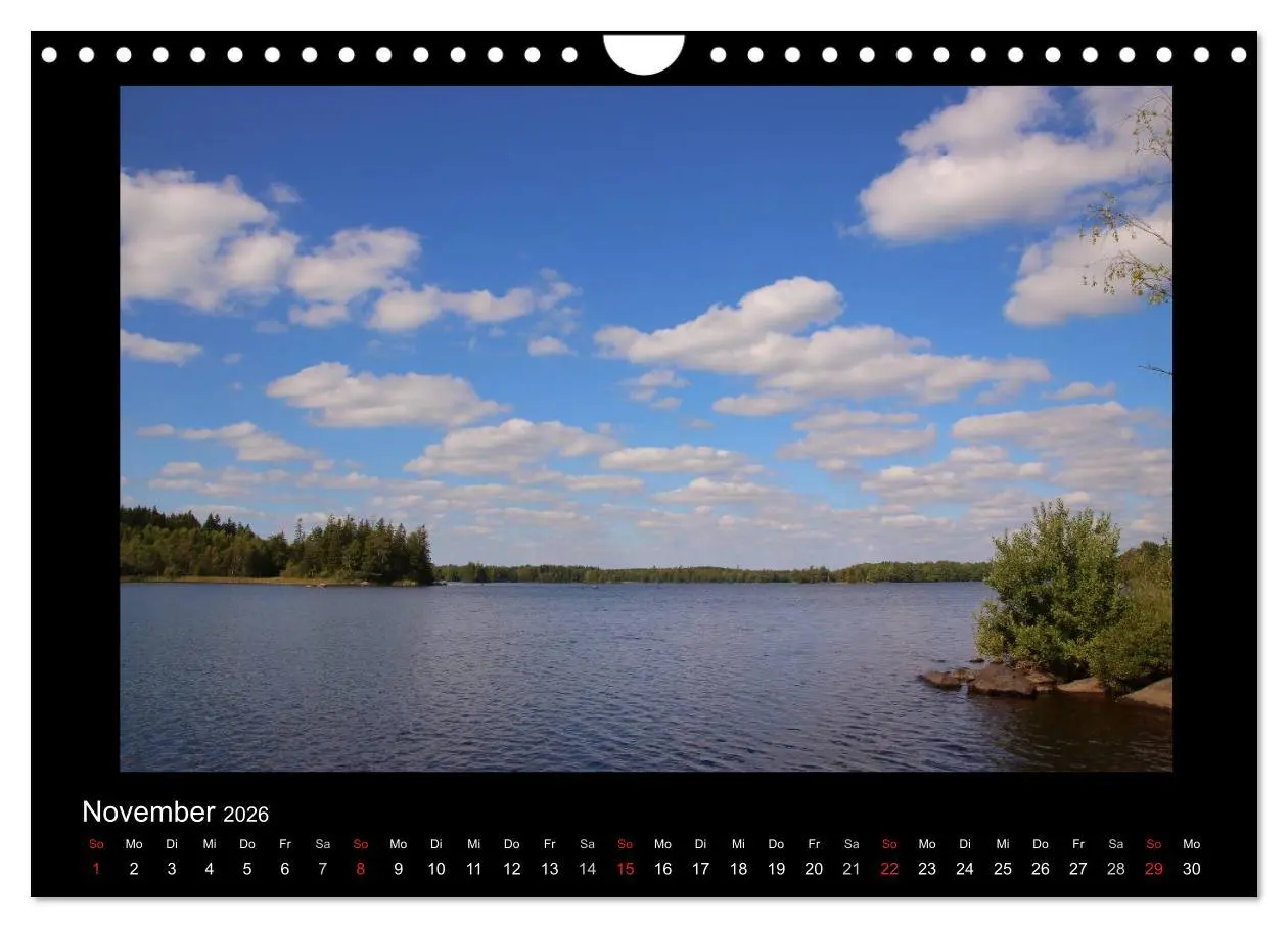 Bild: 9783516183467 | Schweden 2026 (Wandkalender 2026 DIN A4 quer), CALVENDO Monatskalender