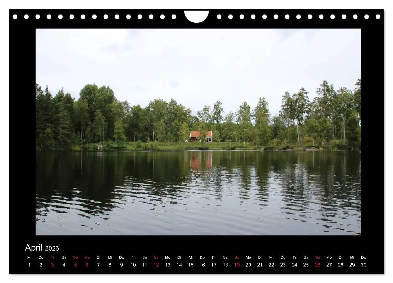 Bild: 9783516183467 | Schweden 2026 (Wandkalender 2026 DIN A4 quer), CALVENDO Monatskalender