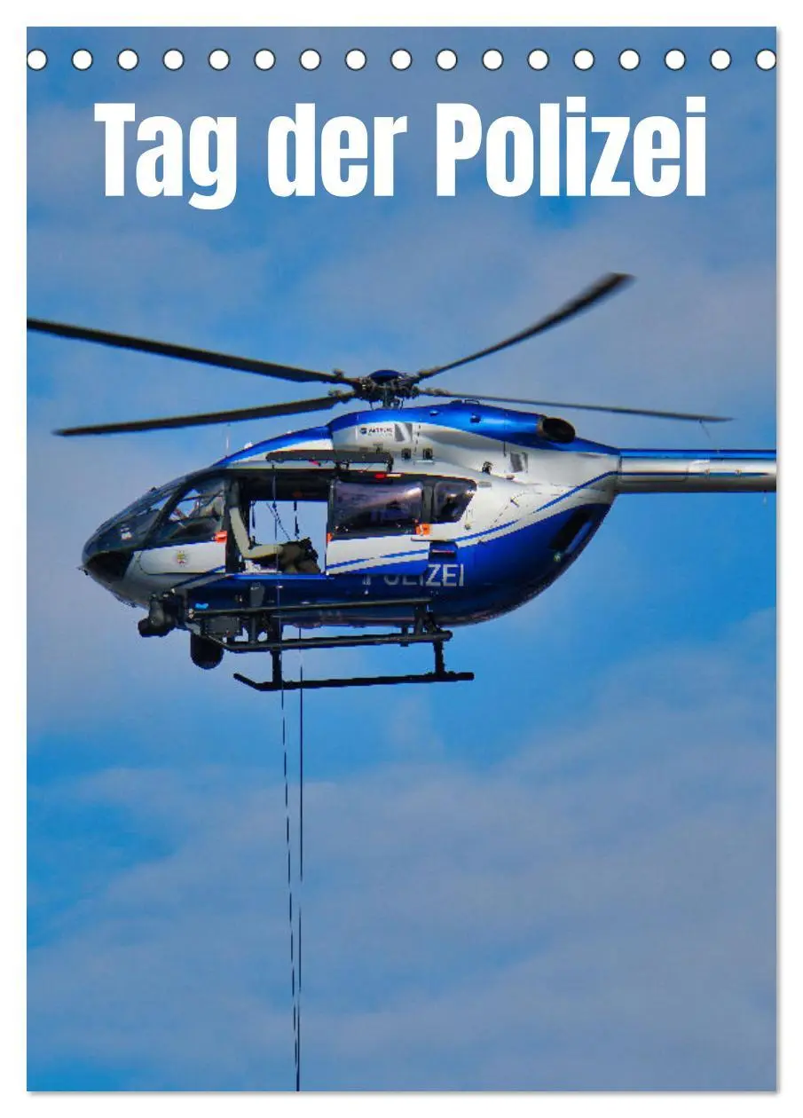 Cover: 9783516323467 | Tag der Polizei (Tischkalender 2026 DIN A5 hoch), CALVENDO...