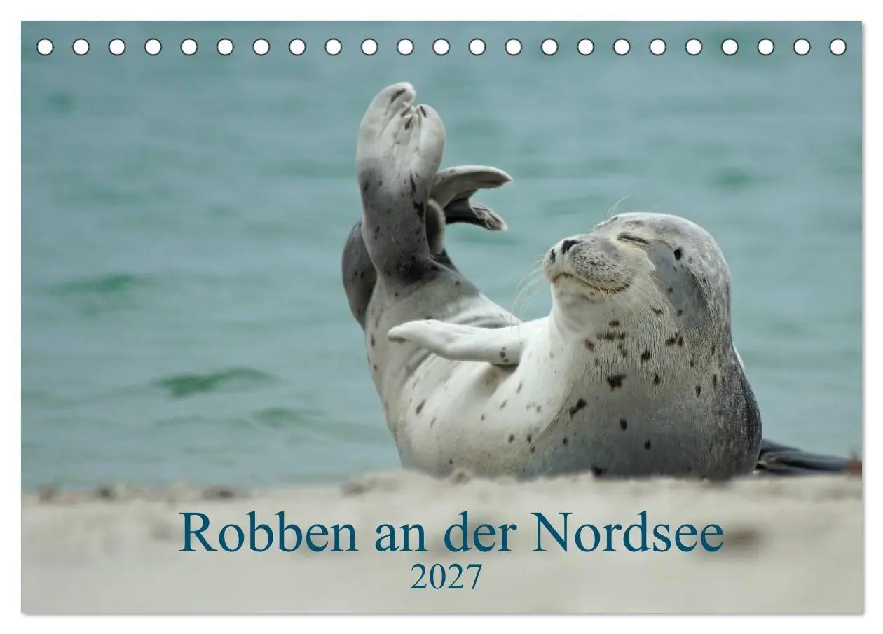 Cover: 9783569893467 | Robben an der Nordsee (Tischkalender 2027 DIN A5 quer), CALVENDO...