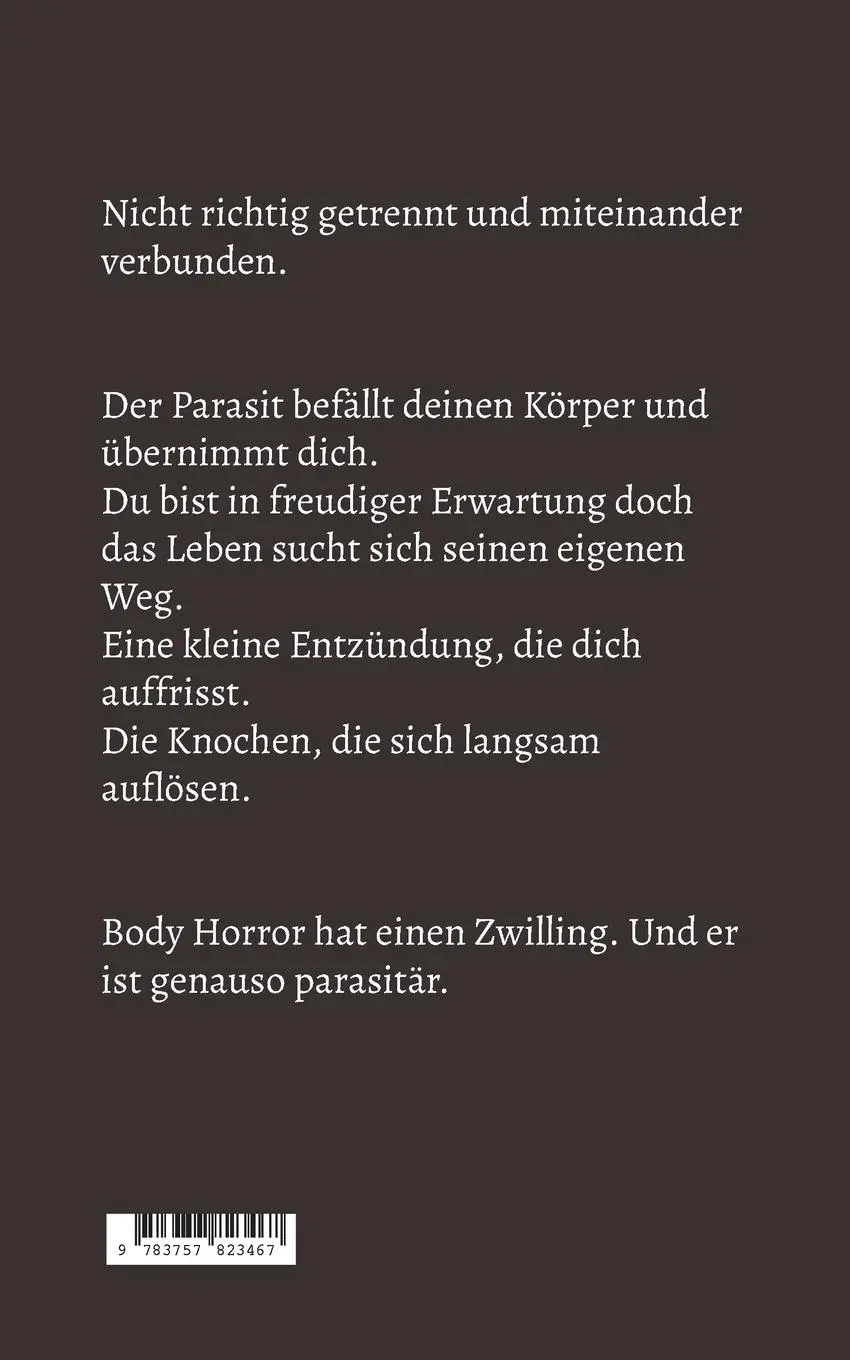 Rückseite: 9783757823467 | Body Horror | Der parasitäre Zwilling | Saskia Koops | Taschenbuch