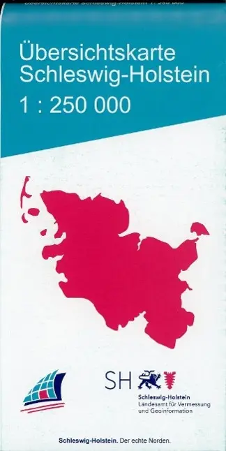 Cover: 9783891303467 | Übersichtskarte Schleswig-Holstein 1:250 000 | (Land-)Karte | Deutsch