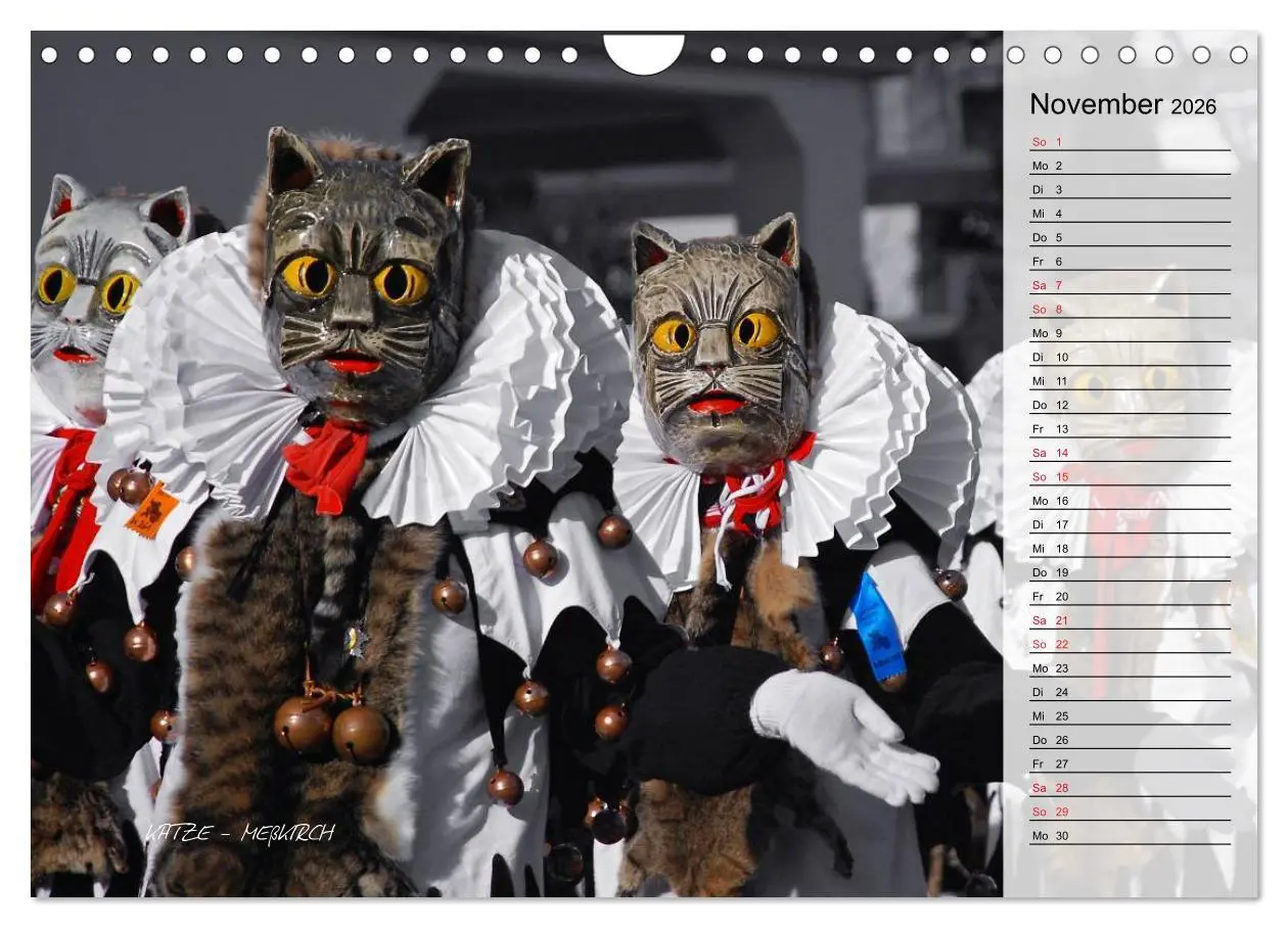 Bild: 9783516003567 | Schwäbisch alemannische Fasnet (Wandkalender 2026 DIN A4 quer),...
