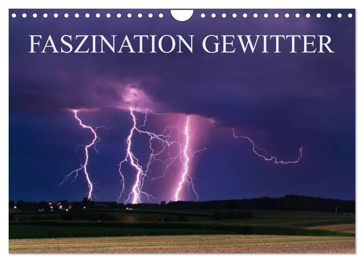 Cover: 9783516173567 | Faszination Gewitter (Wandkalender 2026 DIN A4 quer), CALVENDO...