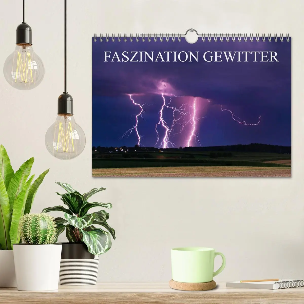 Bild: 9783516173567 | Faszination Gewitter (Wandkalender 2026 DIN A4 quer), CALVENDO...