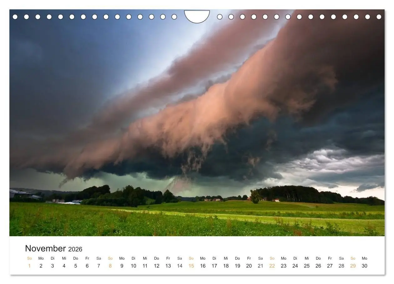 Bild: 9783516173567 | Faszination Gewitter (Wandkalender 2026 DIN A4 quer), CALVENDO...