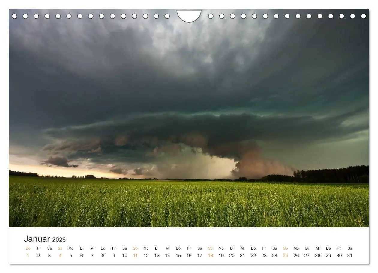 Bild: 9783516173567 | Faszination Gewitter (Wandkalender 2026 DIN A4 quer), CALVENDO...