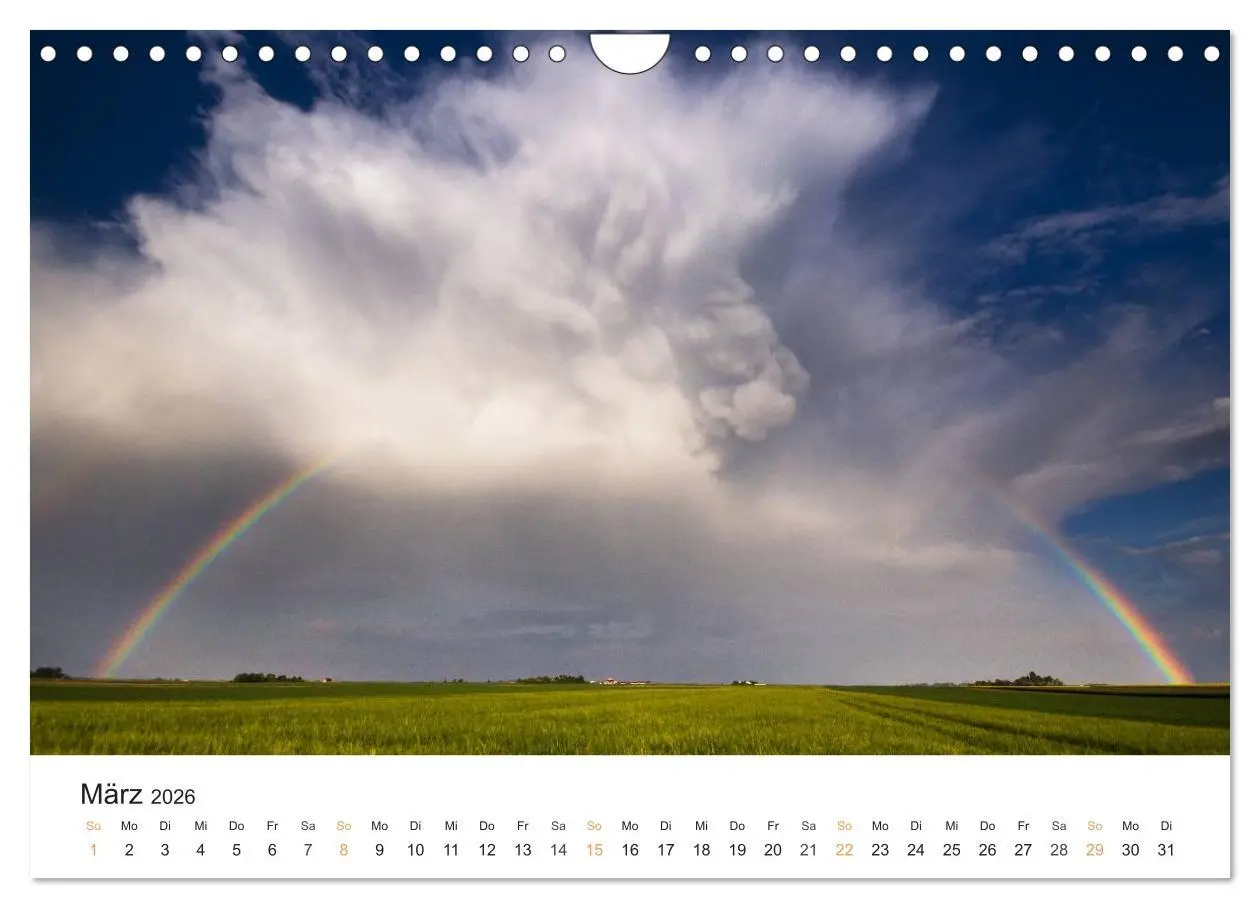 Bild: 9783516173567 | Faszination Gewitter (Wandkalender 2026 DIN A4 quer), CALVENDO...