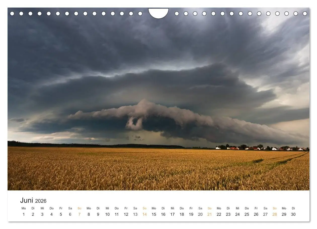Bild: 9783516173567 | Faszination Gewitter (Wandkalender 2026 DIN A4 quer), CALVENDO...