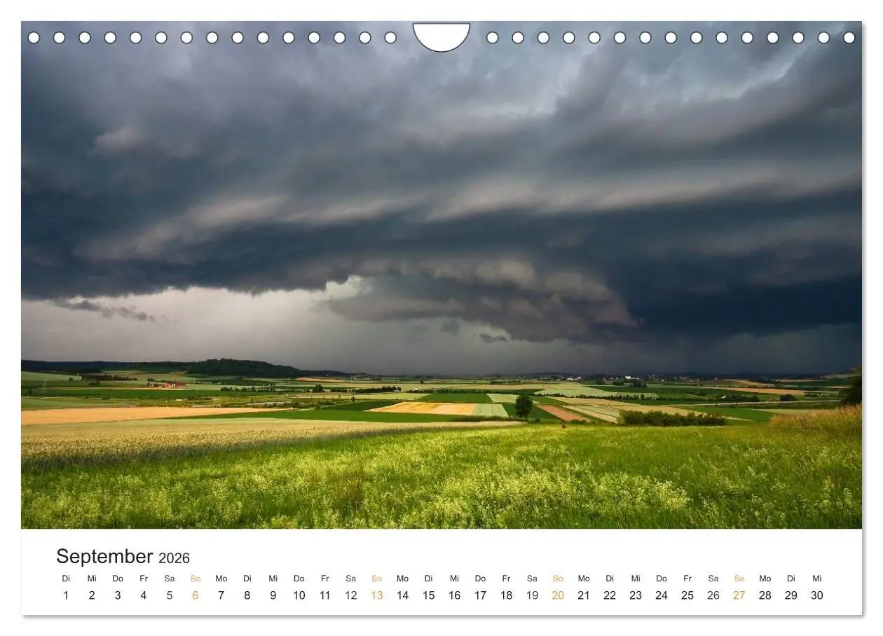 Bild: 9783516173567 | Faszination Gewitter (Wandkalender 2026 DIN A4 quer), CALVENDO...