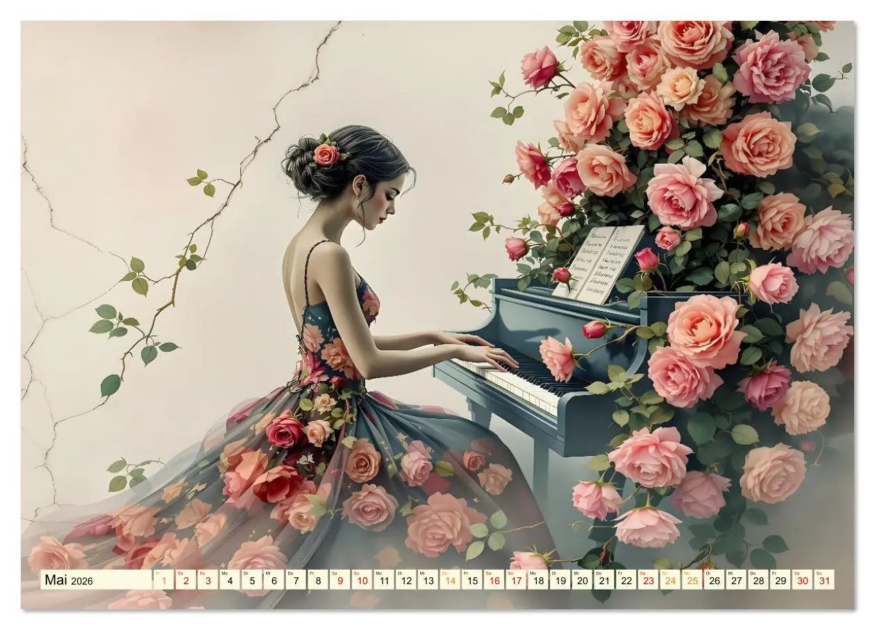 Bild: 9783516623567 | Piano der Träume (Wandkalender 2026 DIN A2 quer), CALVENDO...