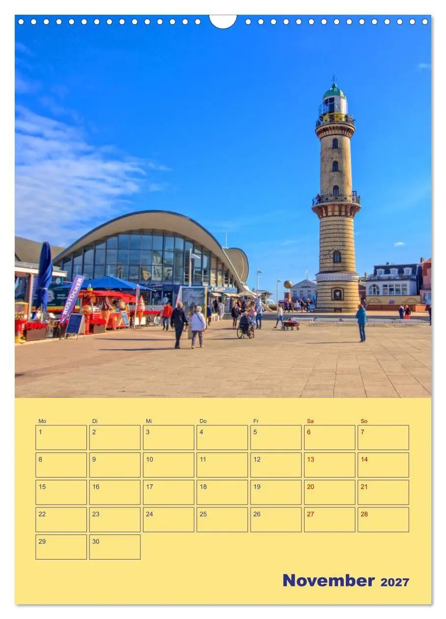Bild: 9783569333567 | Sehnsuchtsort Warnemünde (Wandkalender 2027 DIN A3 hoch), CALVENDO...