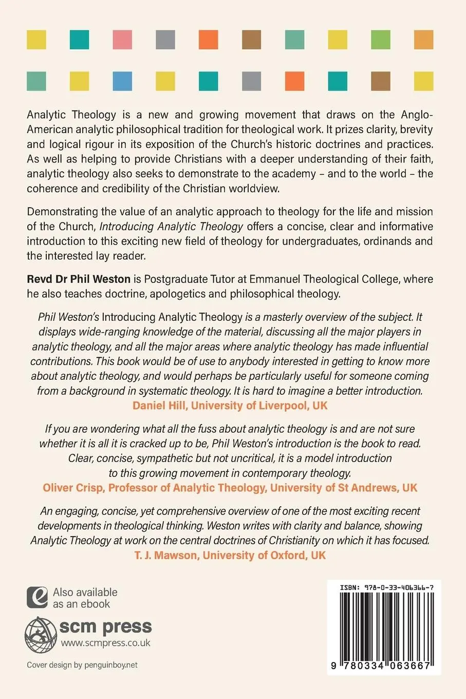 Rückseite: 9780334063667 | Introducing Analytic Theology | Phil Weston | Taschenbuch | Englisch