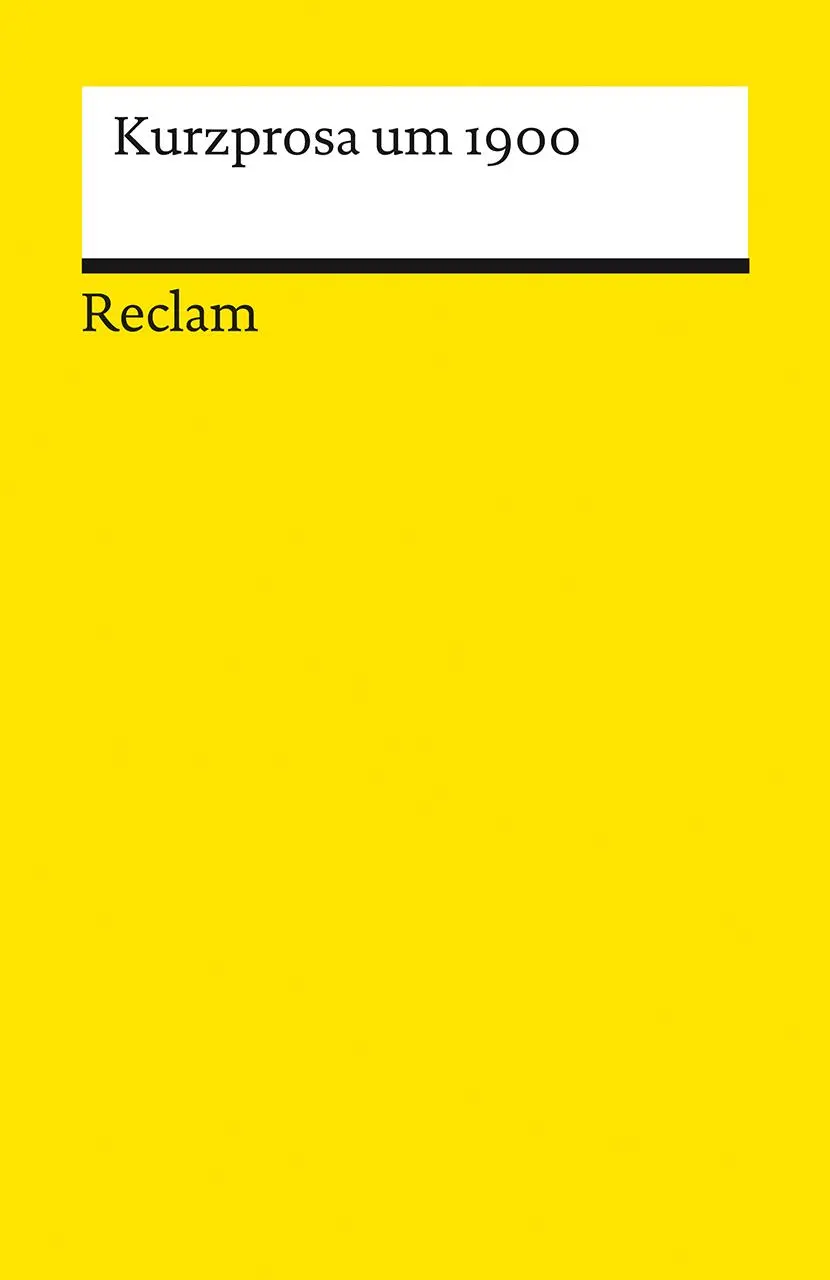 Cover: 9783150143667 | Kurzprosa um 1900 | Michael Scheffel | Taschenbuch | Broschiert | 2023