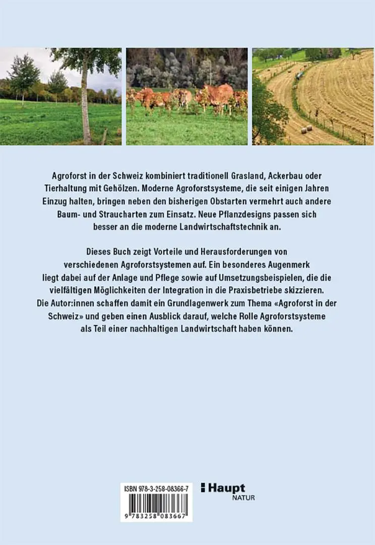Rückseite: 9783258083667 | Agroforstpraxis in der Schweiz | Verwurzelt im Wandel | Taschenbuch