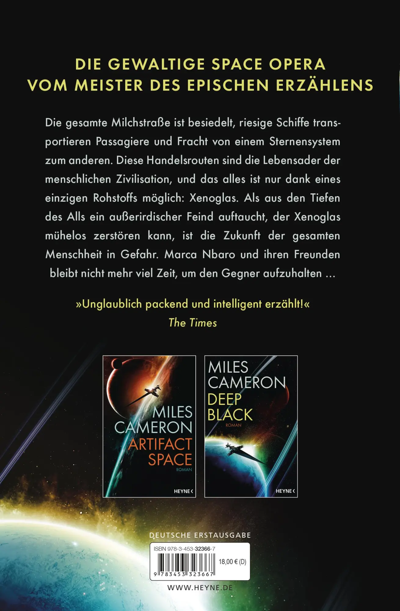 Bild: 9783453323667 | Deep Black | Roman | Miles Cameron | Taschenbuch | 608 S. | Deutsch
