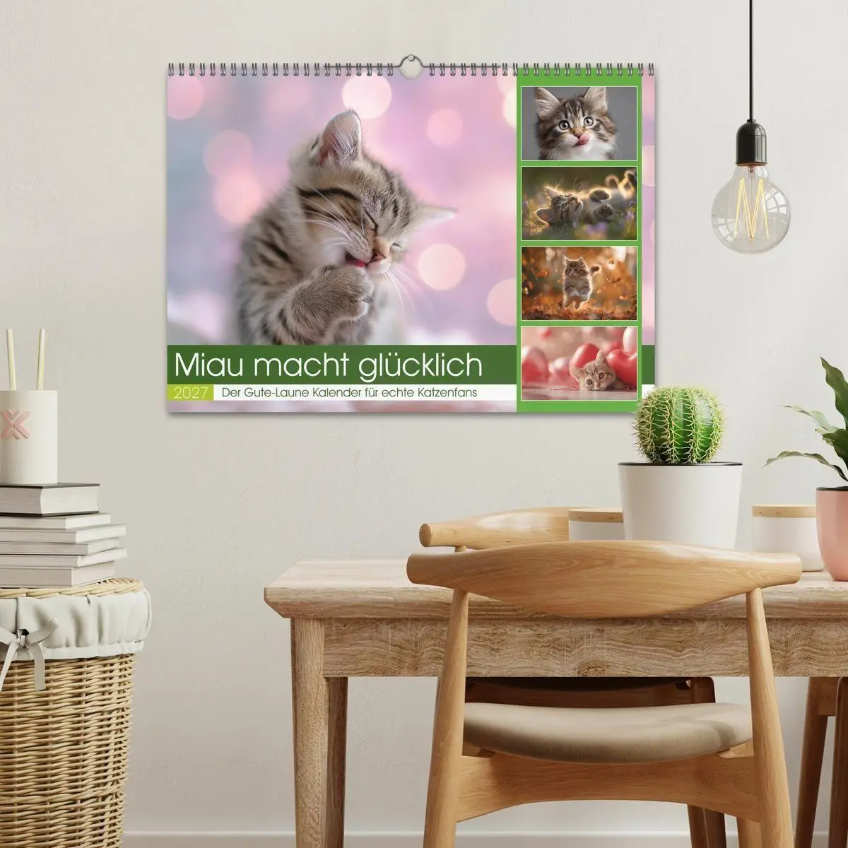 Bild: 9783516783667 | Miau macht glücklich (Wandkalender 2027 DIN A3 quer), CALVENDO...