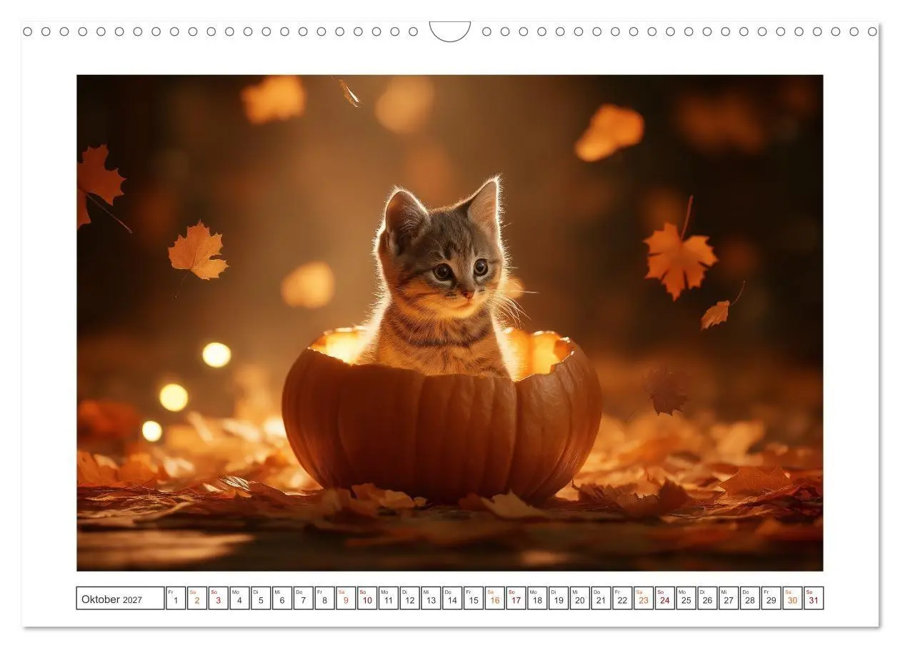 Bild: 9783516783667 | Miau macht glücklich (Wandkalender 2027 DIN A3 quer), CALVENDO...