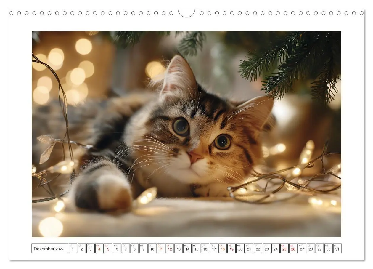 Bild: 9783516783667 | Miau macht glücklich (Wandkalender 2027 DIN A3 quer), CALVENDO...