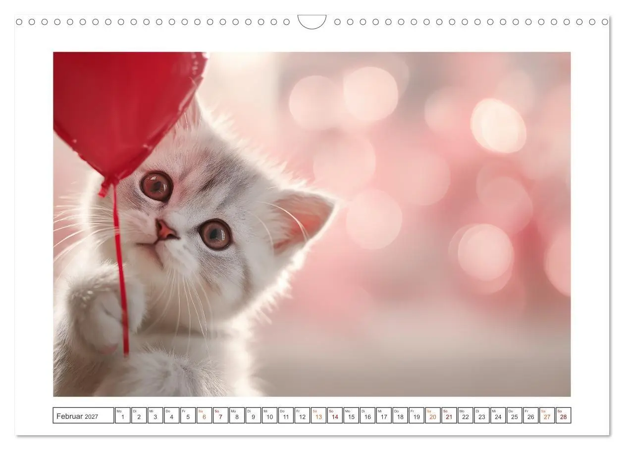 Bild: 9783516783667 | Miau macht glücklich (Wandkalender 2027 DIN A3 quer), CALVENDO...