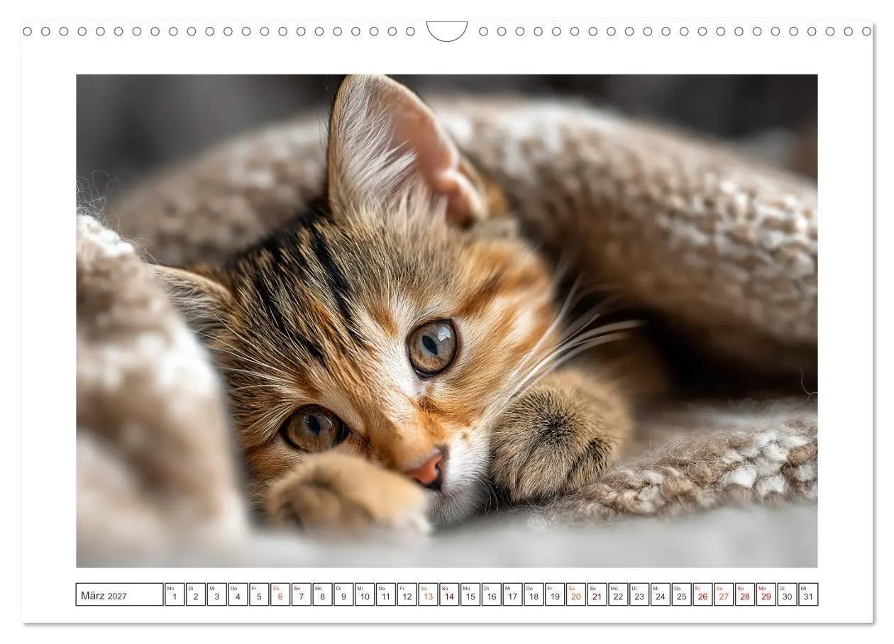 Bild: 9783516783667 | Miau macht glücklich (Wandkalender 2027 DIN A3 quer), CALVENDO...