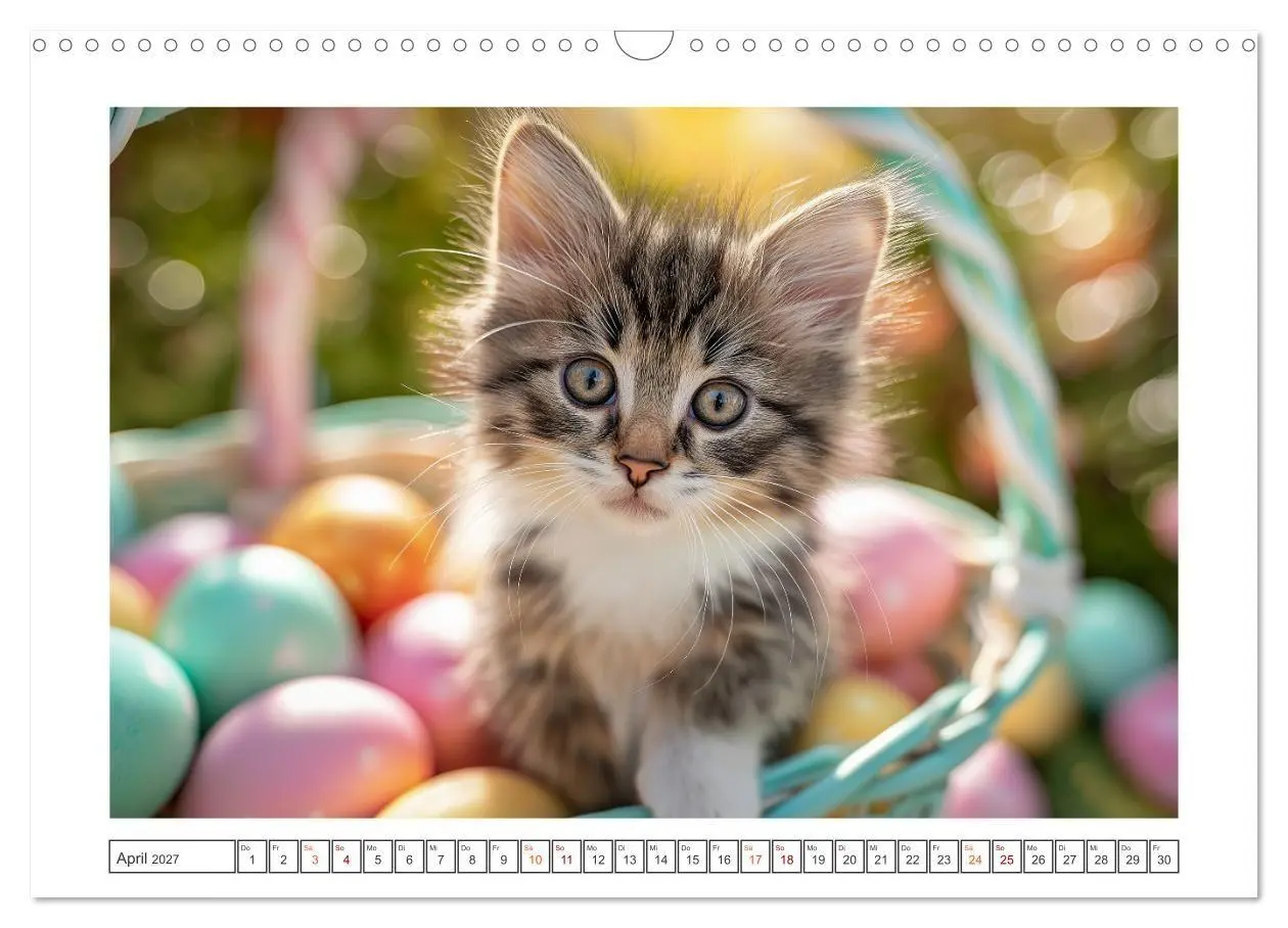 Bild: 9783516783667 | Miau macht glücklich (Wandkalender 2027 DIN A3 quer), CALVENDO...