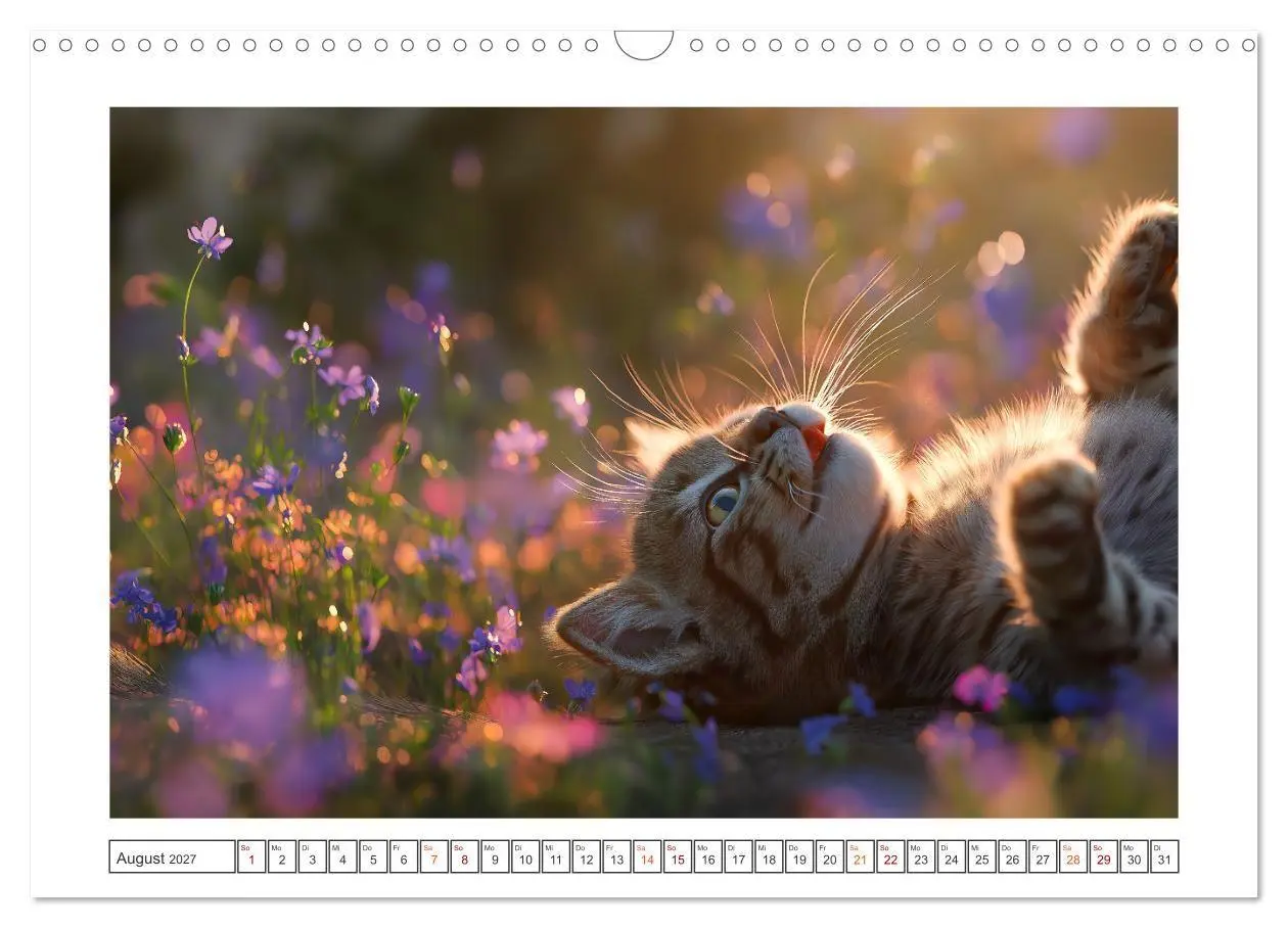 Bild: 9783516783667 | Miau macht glücklich (Wandkalender 2027 DIN A3 quer), CALVENDO...