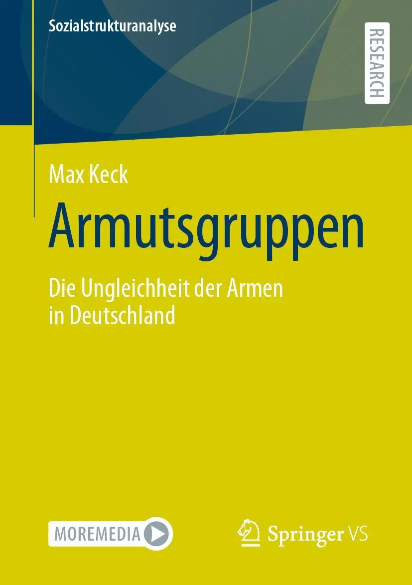Cover: 9783658353667 | Armutsgruppen | Die Ungleichheit der Armen in Deutschland | Max Keck
