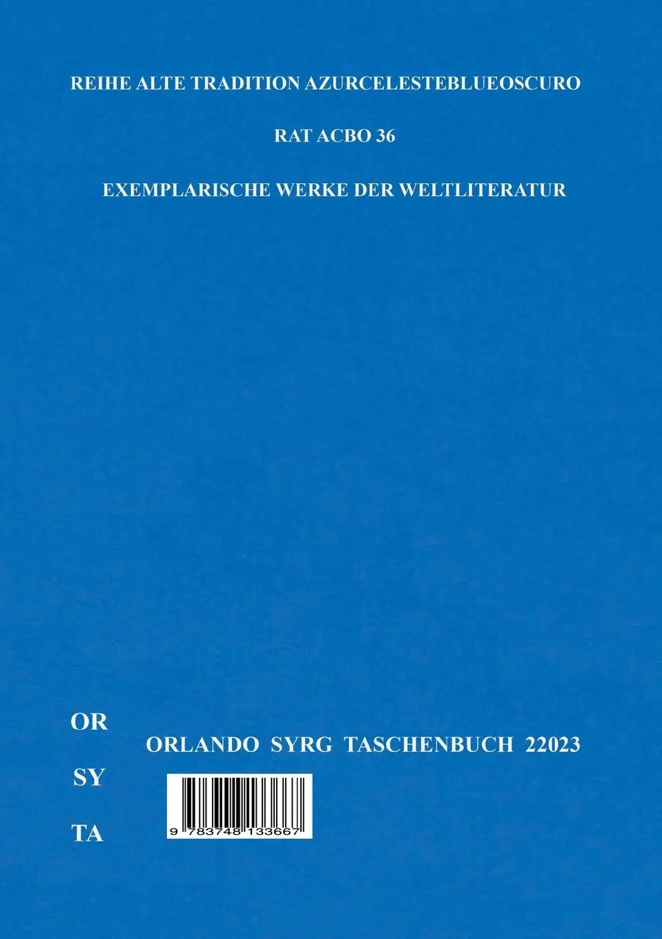 Rückseite: 9783748133667 | William Shakespeares Sonnets / Sonette | William Shakespeare (u. a.)