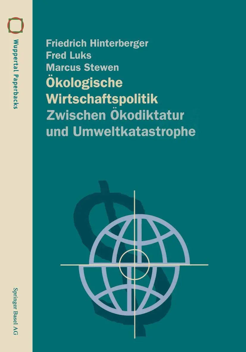 Cover: 9783764353667 | Ökologische Wirtschaftspolitik | Friedrich Hinterberger (u. a.) | Buch