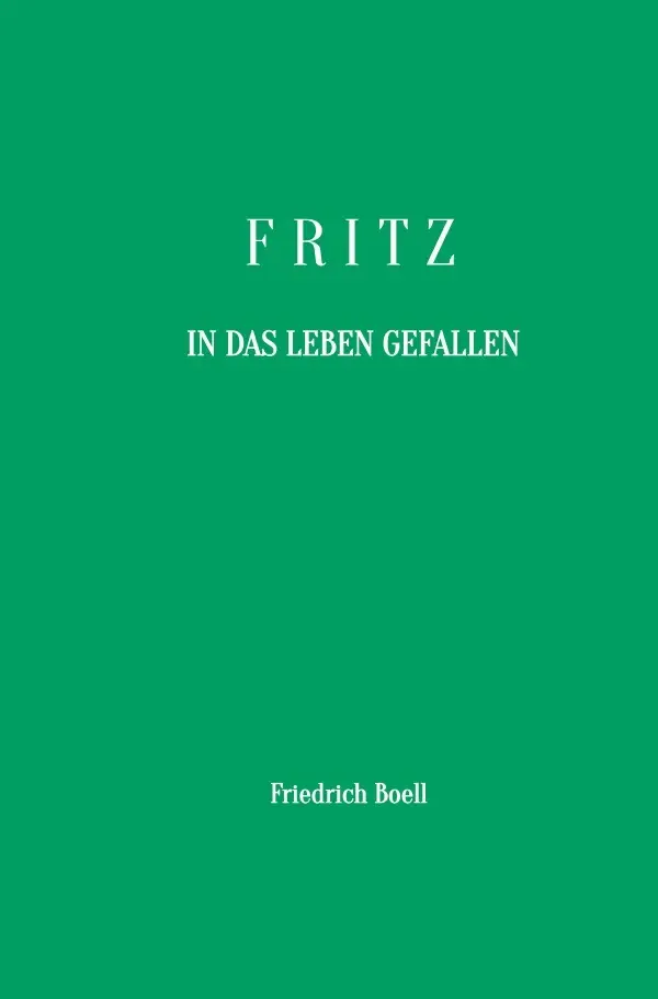 Cover: 9783818733667 | Fritz - In das Leben gefallen | DE | Friedrich Boell | Taschenbuch