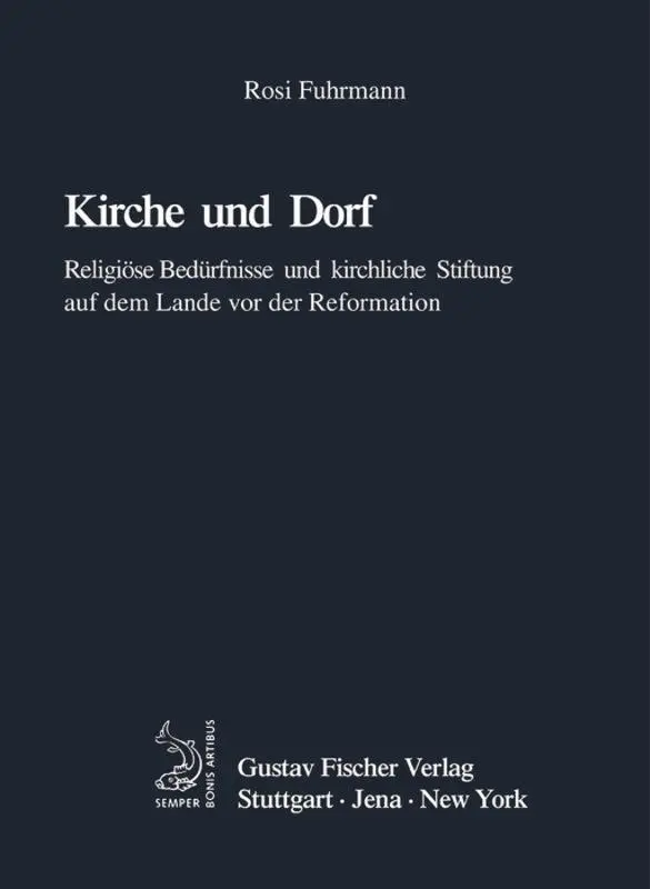Cover: 9783828253667 | Kirche und Dorf | Rosi Fuhrmann | Buch | 506 S. | Deutsch | 1995