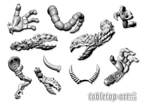 Cover: 704270723767 | Goblin Mutations Set - RESIN (10) - Fantasy Football | Tabletop-Art