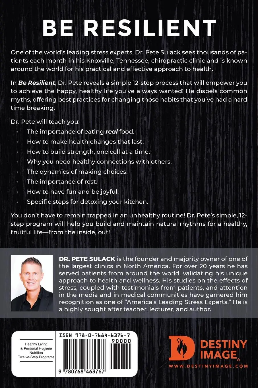 Rückseite: 9780768463767 | Be Resilient | 12 Keys to a Happy and Healthy Life | Pete Sulack