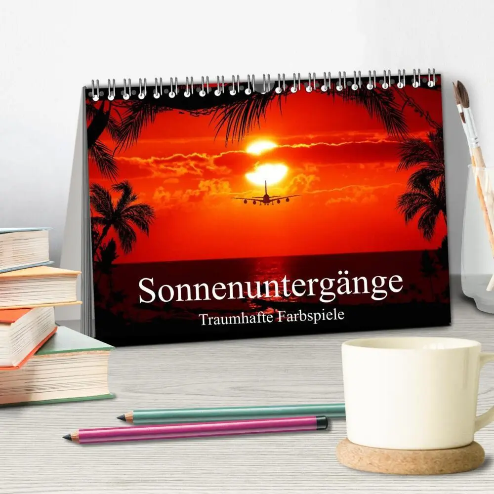 Bild: 9783435733767 | Sonnenuntergänge - Traumhafte Farbspiele (Tischkalender 2025 DIN A5...