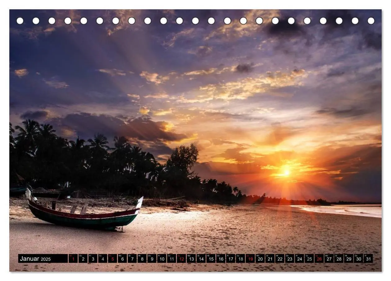 Bild: 9783435733767 | Sonnenuntergänge - Traumhafte Farbspiele (Tischkalender 2025 DIN A5...