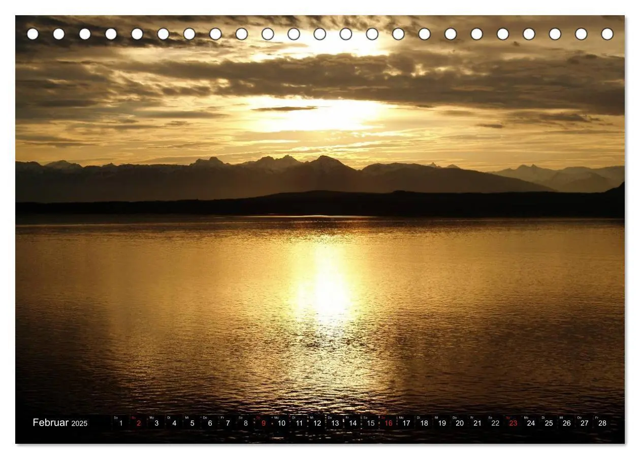 Bild: 9783435733767 | Sonnenuntergänge - Traumhafte Farbspiele (Tischkalender 2025 DIN A5...