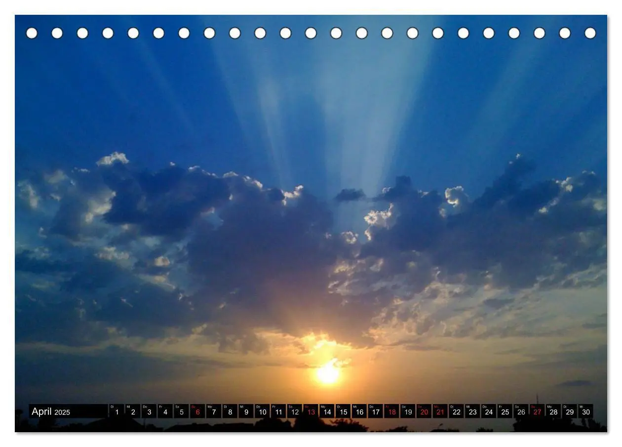 Bild: 9783435733767 | Sonnenuntergänge - Traumhafte Farbspiele (Tischkalender 2025 DIN A5...