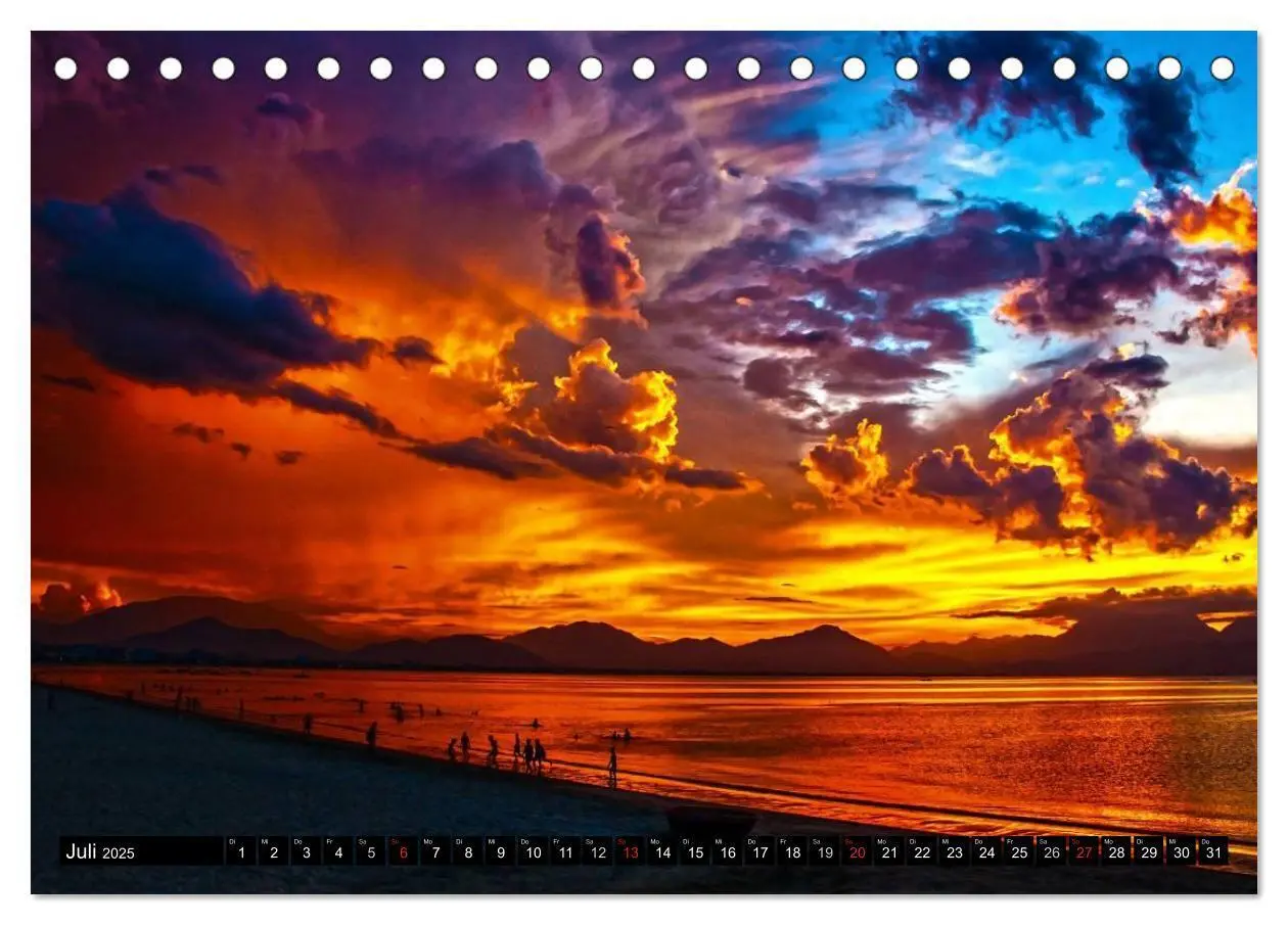 Bild: 9783435733767 | Sonnenuntergänge - Traumhafte Farbspiele (Tischkalender 2025 DIN A5...