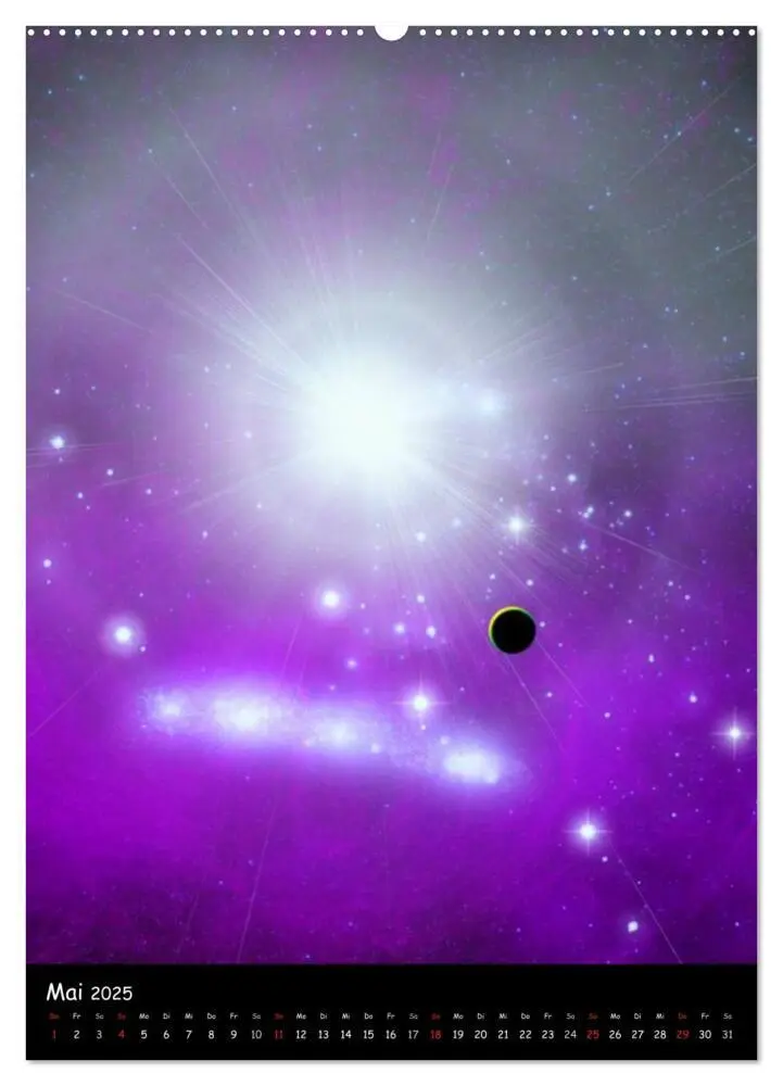 Bild: 9783457063767 | Die Welt der Planeten (Wandkalender 2025 DIN A2 hoch), CALVENDO...