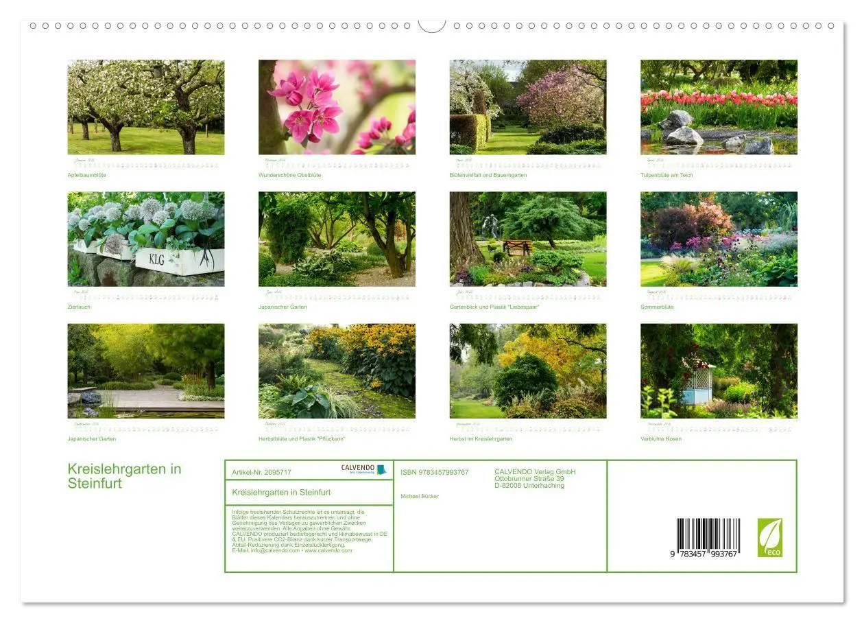 Bild: 9783457993767 | Kreislehrgarten in Steinfurt (hochwertiger Premium Wandkalender...