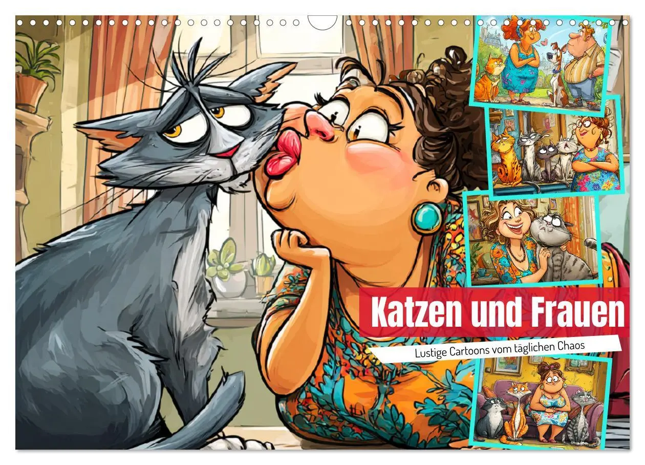 Cover: 9783516603767 | Katzen und Frauen. Lustige Cartoons vom täglichen Chaos...