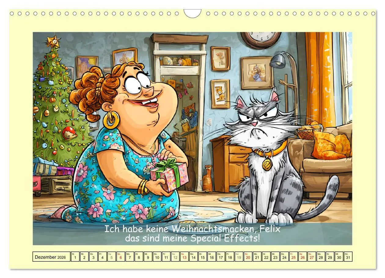 Bild: 9783516603767 | Katzen und Frauen. Lustige Cartoons vom täglichen Chaos...