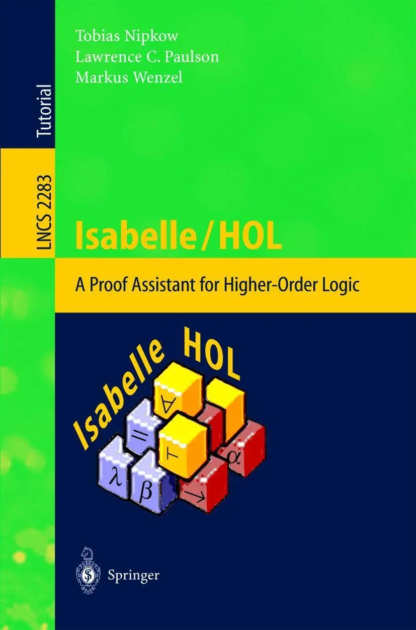 Cover: 9783540433767 | Isabelle/HOL | A Proof Assistant for Higher-Order Logic | Taschenbuch